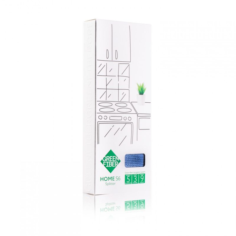 Green Fiber HOME S6, Спонж Сплиттер, голубой
